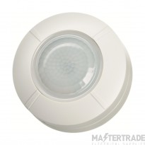 Timeguard Controller Security Light Ceiling Surface c/w PIR IP44 LED 250W 2000W 8m 360Deg White