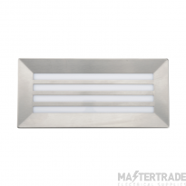 ELD TINO-S Tino LED brick wall light with frosted diffuser & slatted cover