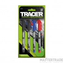 Tracer APMK1 Fine Bullet Point Marker Set Pack=4