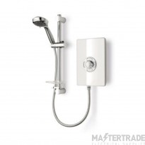 Triton Aspirante Shower Electric c/w Full Kit 8.5kW 300x200x94mm White Gloss