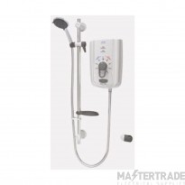 Triton Omnicare Shower Electric Thermostatic Design c/w Grab Kit 8.5kW 360x245x112mm White