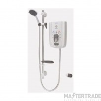 Triton Omnicare Shower Electric Thermostatic Design c/w Grab Kit 9.5kW 360x245x112mm White