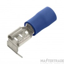 Unicrimp 6.3mm Female Push On Terminal Pre-Insulated Blue Pack=100