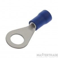 Unicrimp 6mm Ring Terminal Pre-Insulated Blue Pack=100