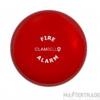 Vimpex ClamBell 24V 6" Fire Alarm Bell - Weatherproof - Red EN54-3