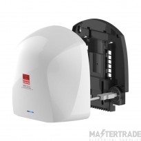 Warner Hand Dryer MR600 Ultra Low Energy Click On 600W White ABS