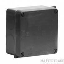 Wiska WIB Junction Box 1 Smooth Sided Enclosure IP65 110x110x60mm Black