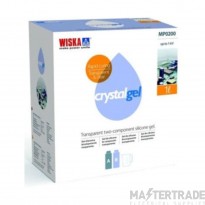 Wiska Crystalgel Gel 100 Clear Insulating 2x500ml Bottles 1Ltr