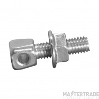 Zip Clip Wire Suspension Eyebolt c/w Nut M6x20mm Zinc Plated Steel
