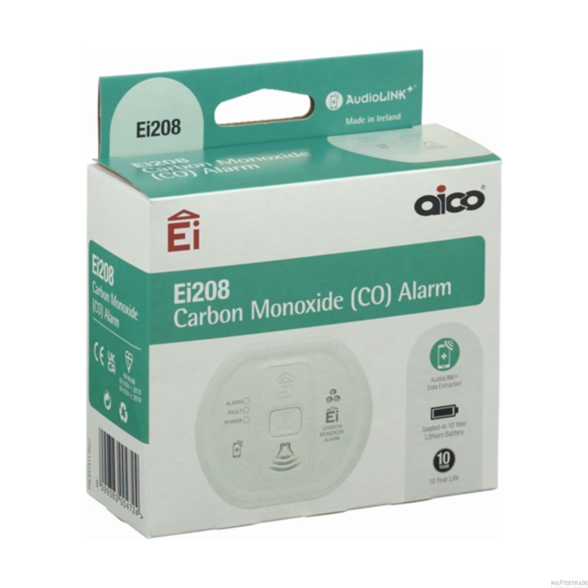 Aico EI208 Professional Carbon Monoxide Alarm Lithium Battery Powered