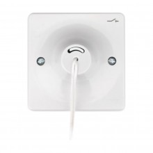 Hager Sollysta Ceiling Switch TP Marked Isolator 10A White