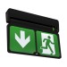 Picture of Ansell Adler 5 in 1 Emergency Exit Sign 3hrNM/M 2W 6500K Black 