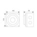 Picture of Ansell OCTO Smart Bluetooth Surface PIR Sensor IP20 White 