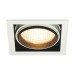 Picture of Ansell Unity S Recessed Adjustable 37W LED Square IP20 Downlight 4000K Black 
