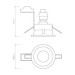 Picture of Astro Minima Round Fixed IP65 Bathroom Downlight in Matt Black 1249017 