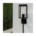 Picture of Astro Wall Light Coach 130 E27 IP44 c/w Clear Glass 60W 505x130x165mm Black 