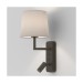 Picture of Astro Side By Wall Light LED E27 2700K w/o Lamp c/w 4.1W Reading IP20 12W 180x200x159mm Bronze 