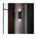Picture of Astro Ava Wall Light 300 LED 2xGU10 w/o Lamp Dimmable IP44 2x6W 300x75x81mm Textured Black 