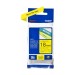 Picture of Brother TZE Laminated 18mmx8m Tape Black/Yellow 