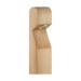 Picture of Collingwood Bollard Wooden 2700K Low Voltage Base Entry Cable Domed Top 1W Oak Wood 