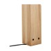 Picture of Collingwood Bollard Wooden 4000K Low Voltage Base Entry Cable Domed Top 1W Oak Wood 