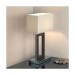 Picture of Endon Dark Wood Table Lamp With Shade 