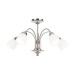 Picture of Endon 5 Light Semi-Flush Ceiling In Satin And Polished Chrome 