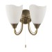 Picture of Endon 2 Light Wall Plated In Antique Brass 