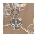 Picture of Endon Nixon Ceiling Pendant Light in Nickel with White Silk Shade 