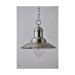 Picture of Endon Mendip Industrial Ceiling Pendant Light in Satin Nickel Finish 