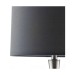 Picture of Endon Piccadilly Satin Nickel Touch Table Lamp with Dark Grey Shade 
