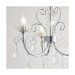 Picture of Endon Tabitha Crystal Glass Semi Flush Ceiling Light IP44 