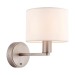 Picture of Endon 61608 Daley Wall Light 40W MN/Whi 