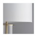 Picture of Endon Lessina Touch Table Lamp In Glass And Brushed Gold With Vintage White Faux Silk Shade 