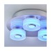 Picture of Endon Rita 3 Light Flush Remote Control LED Bathroom Ceiling 