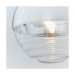 Picture of Endon Paloma 1 Light Ceiling Pendant In Chrome And Clear Ribbed Glass 