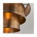 Picture of Endon Morad 1 Light 3 Tiered Ceiling Pendant In Aged Brass Diameter: 620mm 