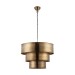 Picture of Endon Morad 1 Light 3 Tiered Ceiling Pendant In Aged Brass Diameter: 620mm 