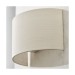Picture of Endon Obi 1 Light Semi Circular Wall In Vintage White Linen 