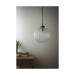 Picture of Endon Brydon 1 Light Ceiling Pendant In Ribbed Glass And Antique Brass Large- Diameter: 350mm 