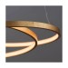 Picture of Endon Scribble Two Light LED Ceiling Pendant In Gold Leaf And Frosted Acrylic 