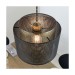 Picture of Endon Plexus Non Electric Shade In Matt Black And Antique Brass Plate Diameter: 340mm 