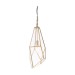 Picture of Endon Avery One Light Ceiling Pendant In Antique Brass And Clear Glass 