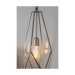 Picture of Endon Avery One Light Ceiling Pendant In Antique Brass And Clear Glass 