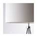 Picture of Endon Tri Ivory One Light Floor Lamp In Chrome Plate With Linen Mix Shade 