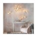 Picture of Endon Aerith Three Light Semi Flush Ceiling In Chrome And Smokey Mirror Glass Shades 