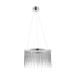 Picture of Endon Zelma One Light LED Ceiling Pendant In Chrome Plate And Silver Effect Chain 