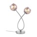 Picture of Endon Aerith 2 Light Touch Table Lamp In Chrome Plate And Mirror Tinted Glass 