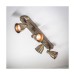 Picture of Endon Westbury 4 Light Ceiling Spotlight In Antique Brass Plate 