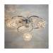 Picture of Endon Talia 3 Light Semi Flush In Chrome Plate And Clear Crystal Glass 